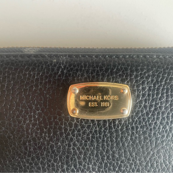 Michael Kors Black Leather Wallet - Picture 2 of 5